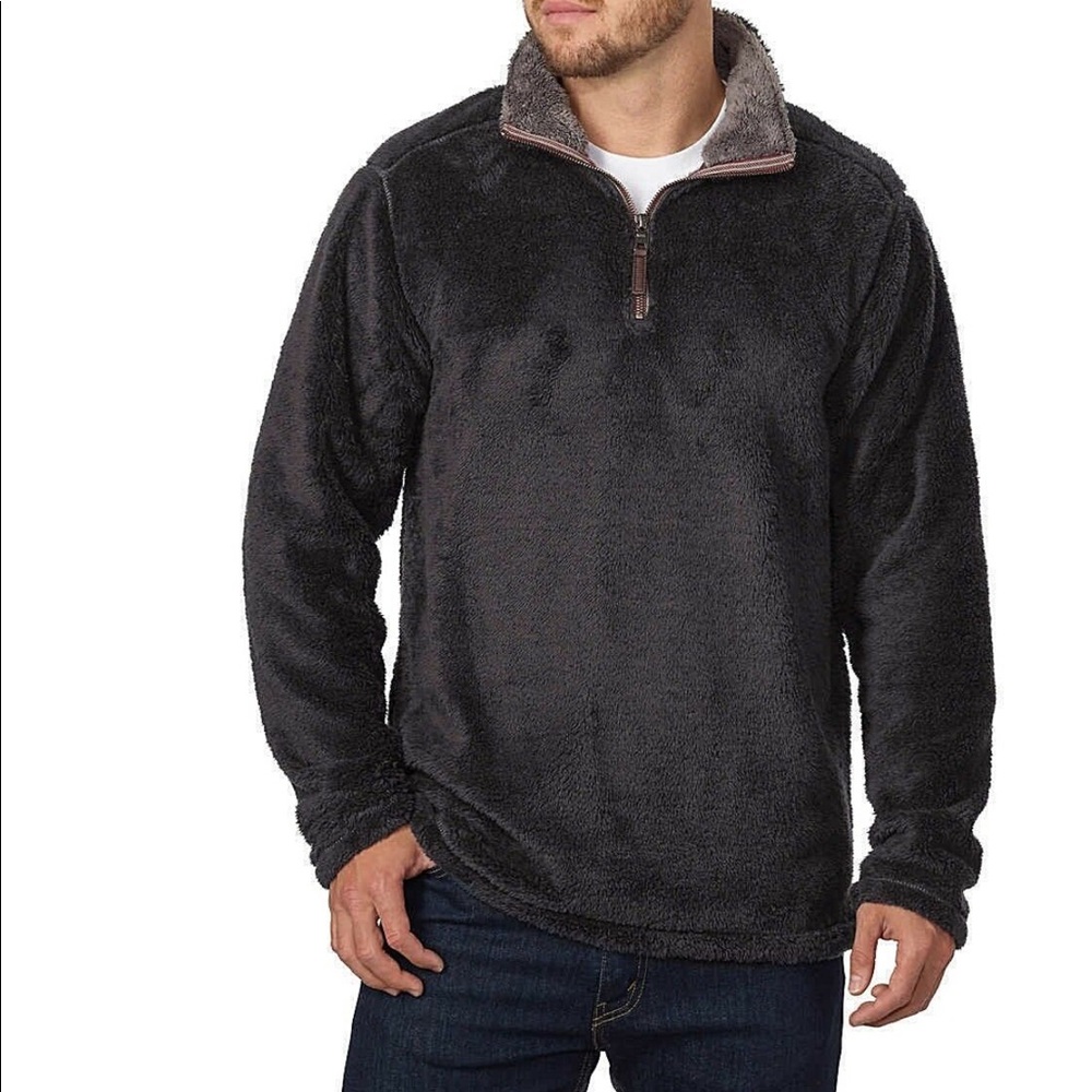 Trinity plush pull over jacket M